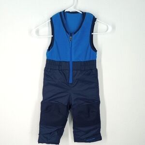 Columbia Sportswear Blue Overall Bib Snow Ski Snow Suit Size 2T Toddler